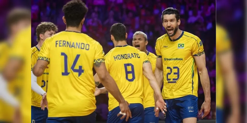 O Brasil derrotou a Polônia por 3 sets a 1