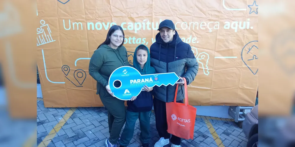 Famílias são beneficiadas com o investimento inaugurado na Colônia Dona Luiza, em PG