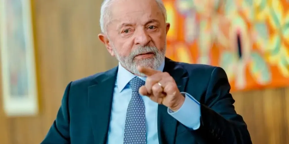 O presidente Luiz Inácio Lula da Silva