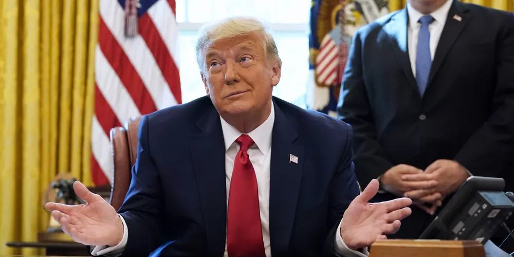 Donald Trump buscou justificar sua ordem executiva por uma "emergência nacional"