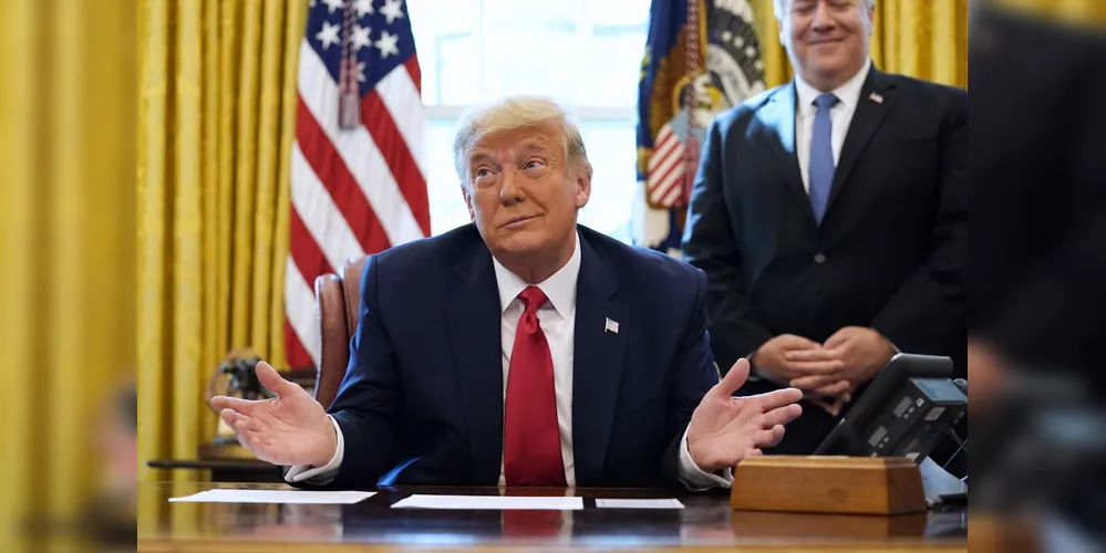 Donald Trump buscou justificar sua ordem executiva por uma "emergência nacional"
