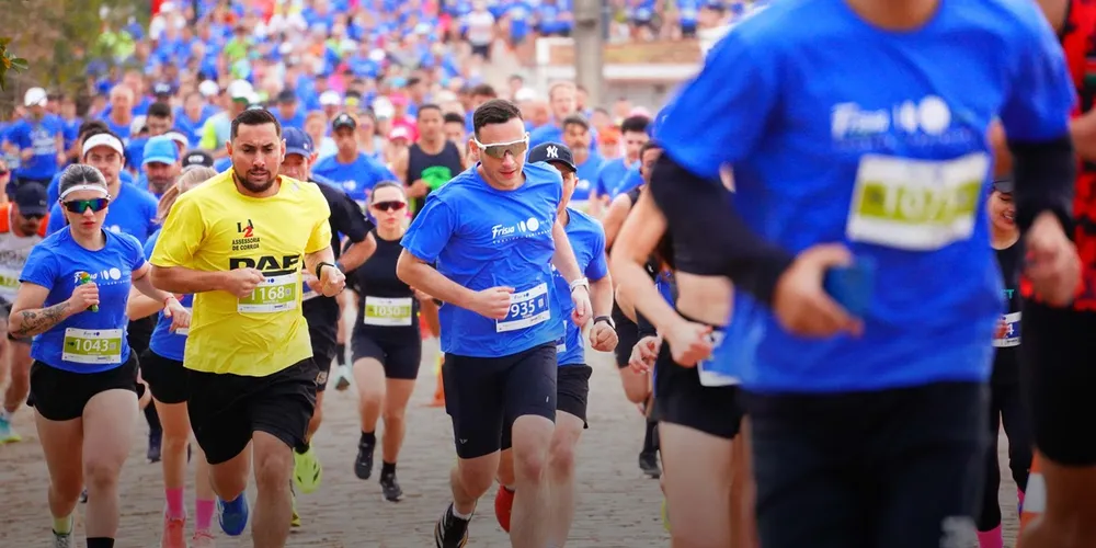 A corrida aconteceu na manhã desse domingo (24)