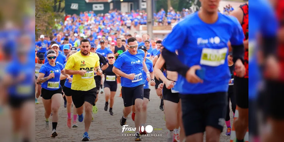 A corrida aconteceu na manhã desse domingo (24)