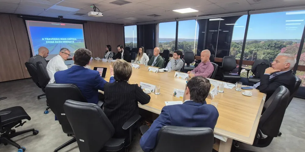 Reunião técnica aconteceu com o Secretário Nacional de Transporte Ferroviário, Leonardo Ribeiro