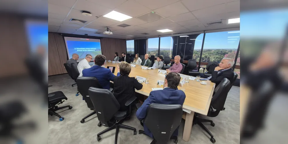 Reunião técnica aconteceu com o Secretário Nacional de Transporte Ferroviário, Leonardo Ribeiro