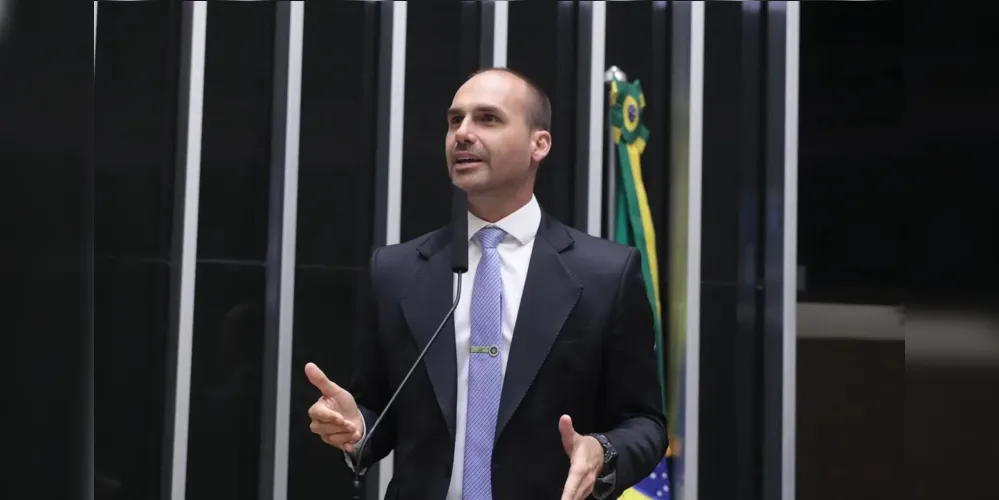 Eduardo Bolsonaro se encontra nos EUA