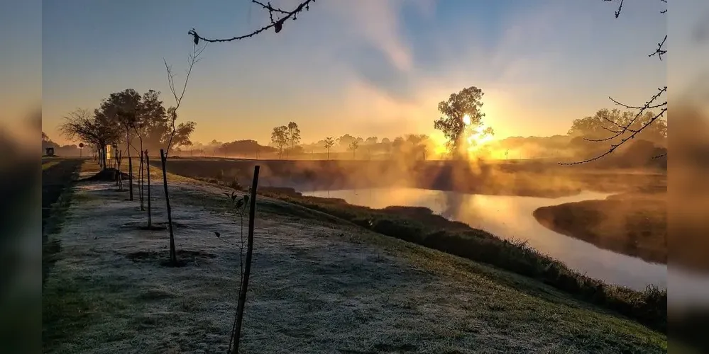 Massa de ar polar despencou temperaturas no Paraná