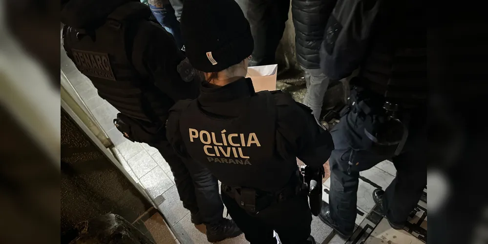 A ação ocorreu de forma conjunta entre a Polícia Civil do Paraná e a Polícia Militar do Paraná