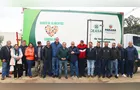 Sanson e Fadel entregam alimentos para famílias em vulnerabilidade