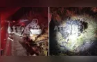 Batida na BR-376 mata homem e arranca motor de carro, em Imbaú