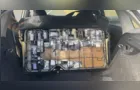 Ação conjunta apreende R$ 150 mil em anabolizantes em fundo falso de carro em PG