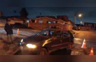Acidente entre motocicleta e carro deixa homem ferido em PG