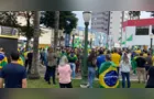 Manifestação pró-Bolsonaro agita o Centro de Ponta Grossa