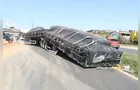 Pista da BR-376 em que carreta desengatou nesta sexta-feira está liberada, informa PRF