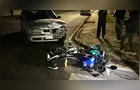 Motociclista bate cabeça ao chão e fica gravemente ferido em PG