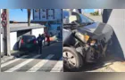Motorista ignora parada e provoca acidente no Centro de PG