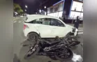 Colisão grave entre duas motos e carro deixa feridos em PG