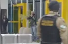 Vídeo mostra homem transtornado dentro da rodoviária de PG
