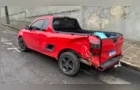 Colisão entre picape e motocicleta deixa um ferido na Palmeirinha