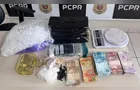 Operação da polícia em Jaguariaíva descobre gaveta com fundo falso repleta de drogas