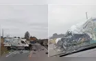 Colisão entre van e caminhão deixa uma pessoa morta e duas feridas em PG