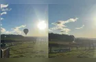 Novo vídeo mostra pouso emergencial de balão antes de acidente