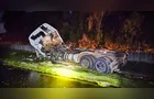 Veja fotos de grave acidente com vítima na BR-376, em Tibagi