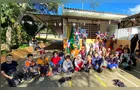 Dinâmica cívica mobiliza alunos em Carambeí