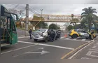 Colisão entre carro e ônibus deixa mulheres feridas em Ponta Grossa