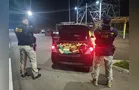 PM e PRF apreendem 200 kg de maconha na BR-277 em Irati