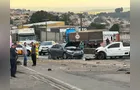 Carreta dispara de oficina e provoca grave acidente em rodovia de PG; veja vídeo