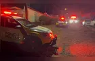 Homem armado com faca avança contra a PM e acaba baleado em PG