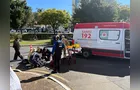 Motociclista tem fratura exposta em acidente com carro em PG