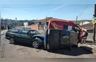 Mulher sofre contusão na cervical em tombamento de carro em PG