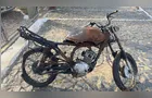 Moto furtada é encontrada parcialmente queimada em PG