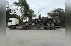 Caminhão é flagrado transportando veículos irregularmente em Paranaguá