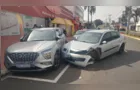 Carro tem roda arrancada após colisão envolvendo três veículos em PG