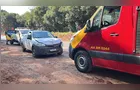 Carro colide com dois caminhões em ultrapassagem na PR-151