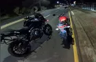 Homem 'tapa' placa de moto para não levar multas e acaba preso em PG
