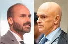 Moraes manda juntar entrevistas e posts de Eduardo a ação do STF