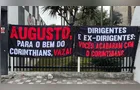 Torcida do Corinthians protesta em votação de impeachment; 'Augusto, vaza'