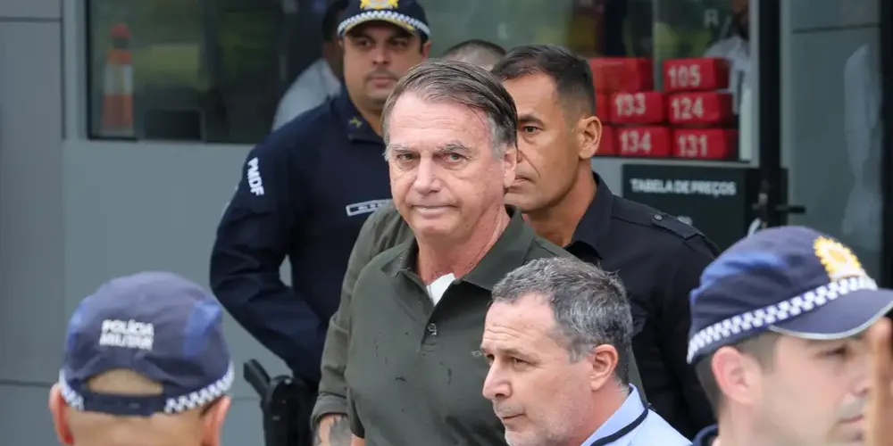 O ex-presidente Jair Bolsonaro
