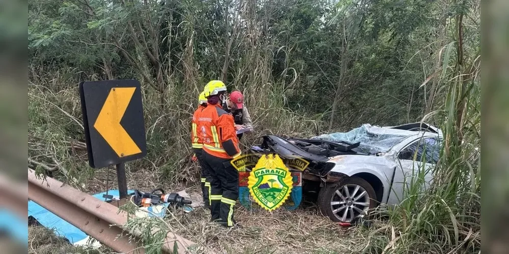 O Volkswagen Passat seguia sentido Sertanópolis a Ibiporã, quando aconteceu o sinistro