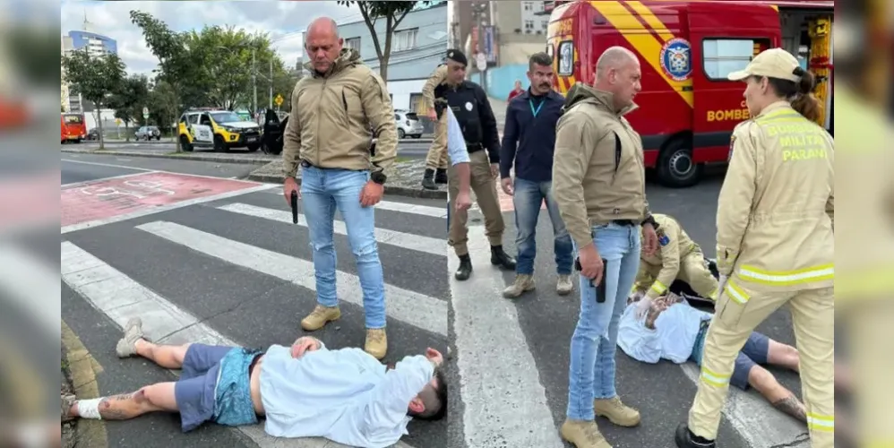 Coronel compartilhou nas redes sociais o relato e as imagens da ação