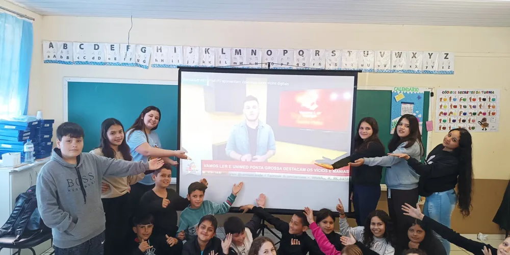 Produção audiovisual levou importantes informações à turma