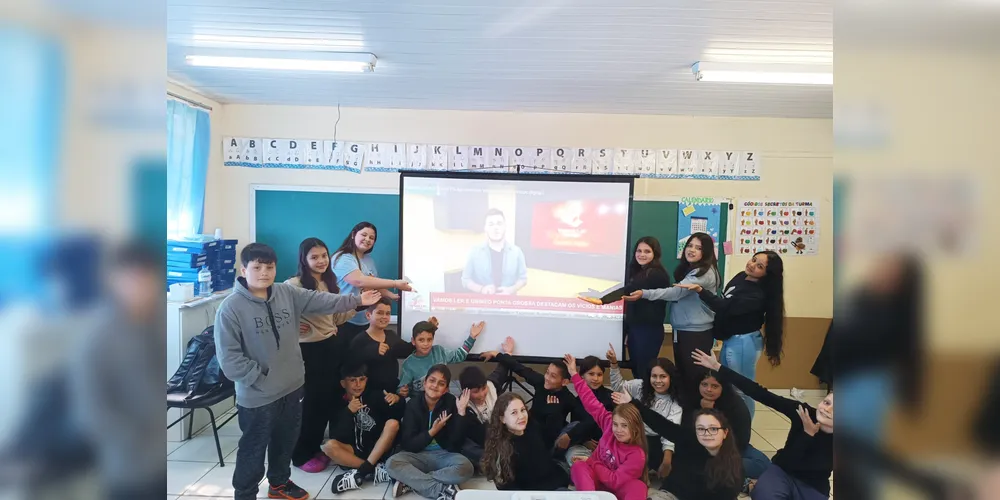 Produção audiovisual levou importantes informações à turma