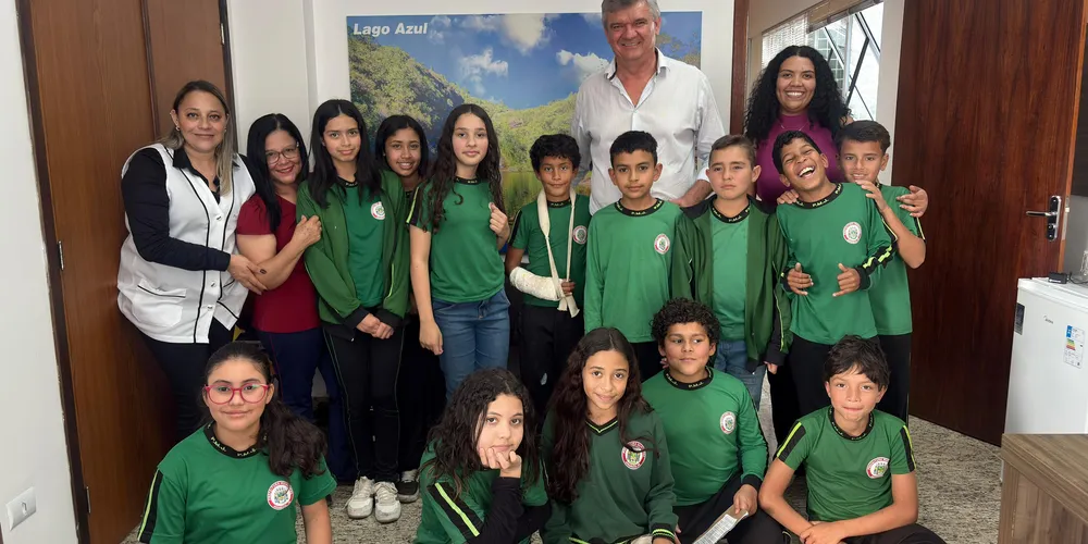 Veja um vídeo criado pela turma do encontro com o chefe do Executivo Municipal