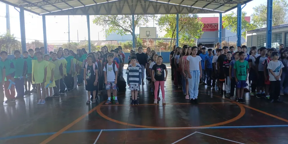 Educandos puderam ter uma ampla ação cívica e patriótica no início de setembro