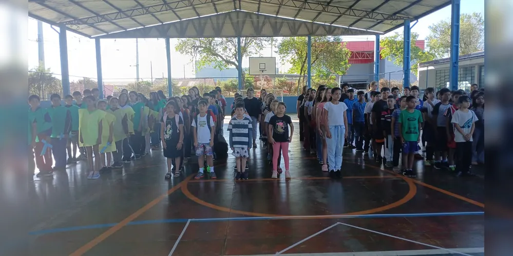 Educandos puderam ter uma ampla ação cívica e patriótica no início de setembro