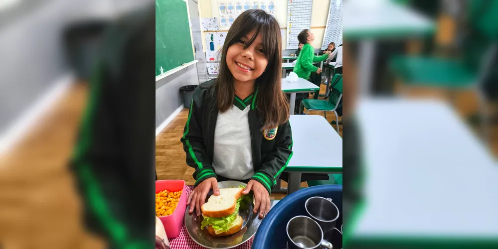 Aprendizado contribuiu para confecção de saborosa e saudável sanduíche em sala